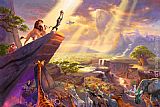 The Knight's Dream Paintings - Disney Dreams Collection VII The Lion King by Thomas Kinkade